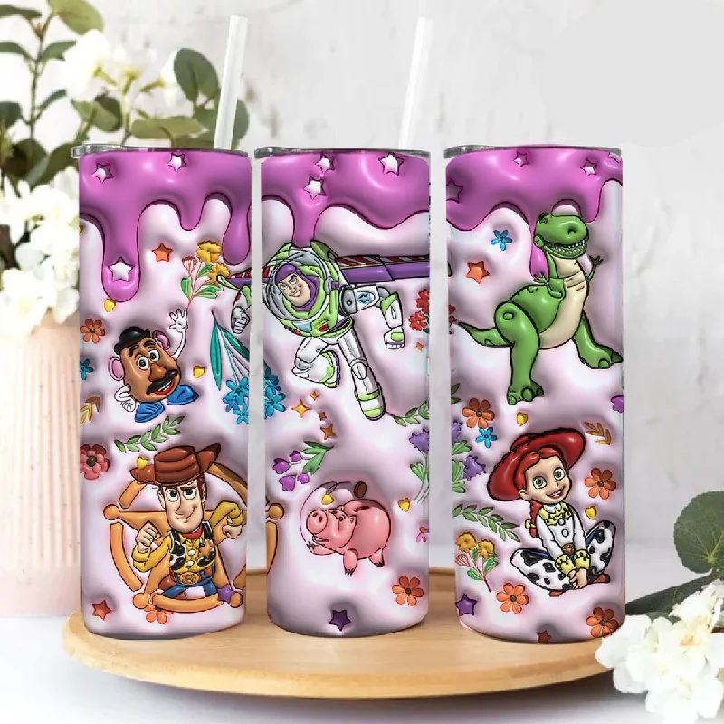 Drinkware Bundle Offer 3D Inflated Cartoon Tumbler, Cartoon Movie Tumbler, Inflated Tumbler, 3D Tumbler Wrap 20oz Skinny Tumbler,Spooky Season Tumbler,Png Download Drinkware Bundle Offer 3D Inflated Cartoon Tumbler, Cartoon Movie Tumbler, Inflated Tumbler, 3D Tumbler Wrap 20oz Skinny Tumbler,Spooky Season Tumbler,Png Download