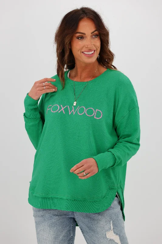 Save On Classic Elegant Styles Foxwood Simplified Metallic Pink Crew Green
