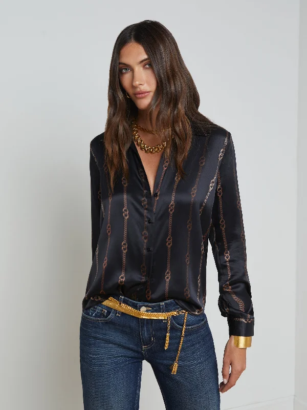 Feminine Grace Tyler Silk Blouse