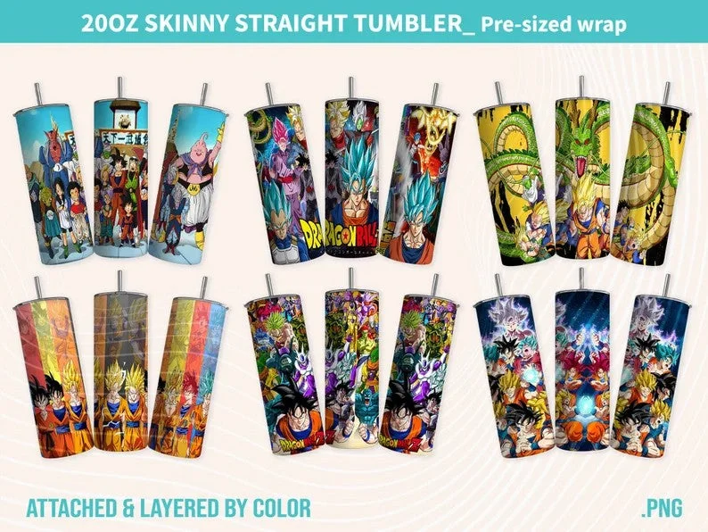 Drinkware Bundle Deal Bundle Dragon Ball Tumbler Wrap, Comic Tumbler, 20oz Skinny Straight, Goku Tumbler Wrap, Tumbler Sublimation, Anime Dragon Png, Png bundle, Png Drinkware Bundle Deal Bundle Dragon Ball Tumbler Wrap, Comic Tumbler, 20oz Skinny Straight, Goku Tumbler Wrap, Tumbler Sublimation, Anime Dragon Png, Png bundle, Png