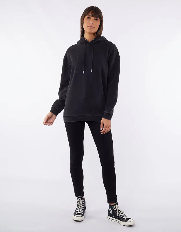 Special Occasion Wear Silent Theory Standard Hoody Washed Black