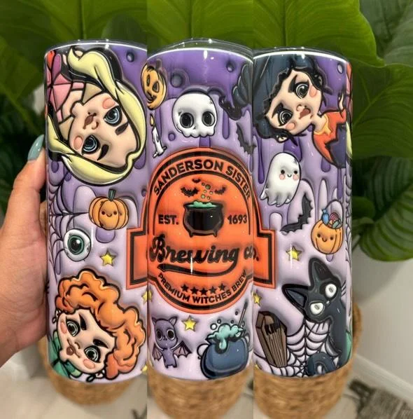 Find Your Unique Flair Sanderson Sisters Brewing Hocus Pocus 20oz Halloween Tumbler