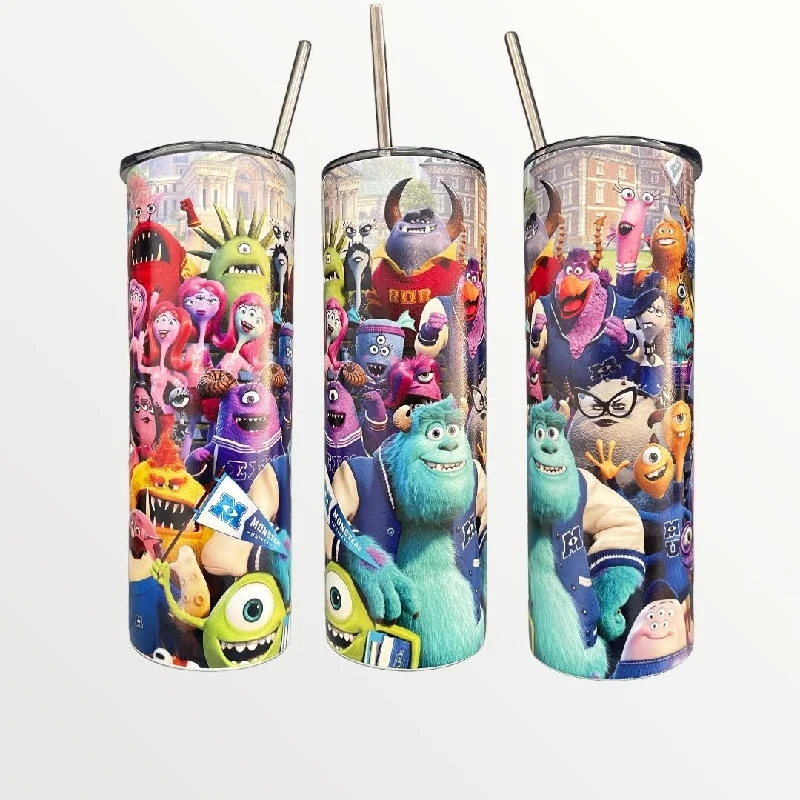 Drinkware Bundle Deal Monsters University (Monsters inc) 20/30oz Insulated Skinny Tumbler