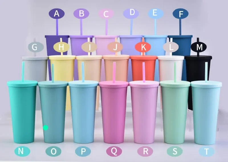 Environmentally Friendly Mugs 24 oz Tapered Plastic Tumbler