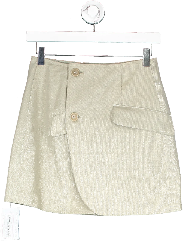 Latest Fashion Green Kenzo Wrap Around Skirt UK 6