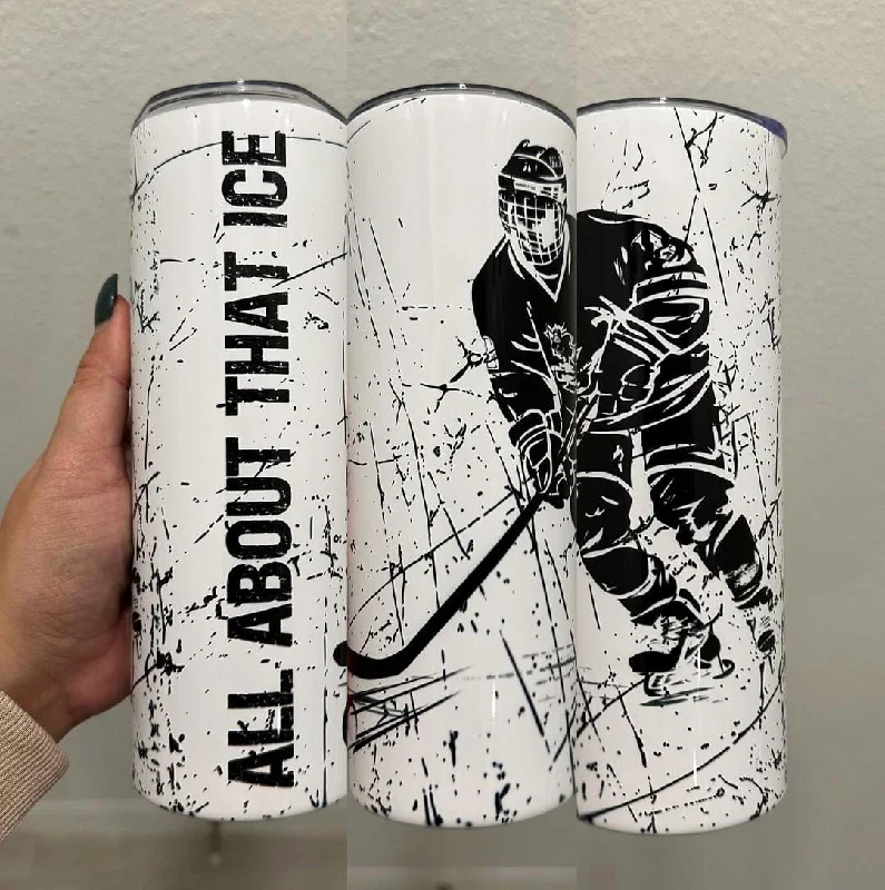 Trendy Styles All About That Ice Hockey 20oz Tumbler