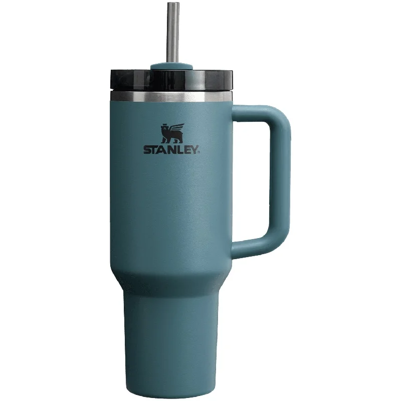 Seasonal Drinkware Sale Stanley Quencher H2.0 Tumbler 40oz ( Blue Spruce )