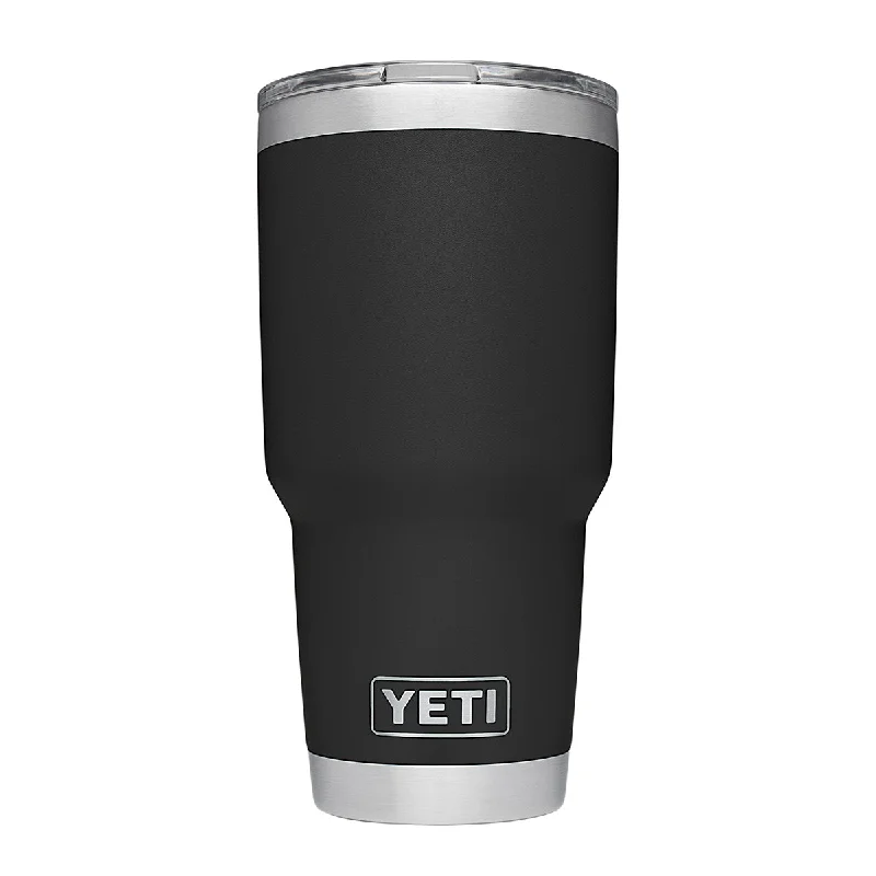 Insulated Travel Drinkware Black Rambler 30oz Tumbler