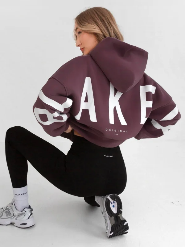 Exquisite Craftsmanship Isabel Oversized Hoodie - Light Plum