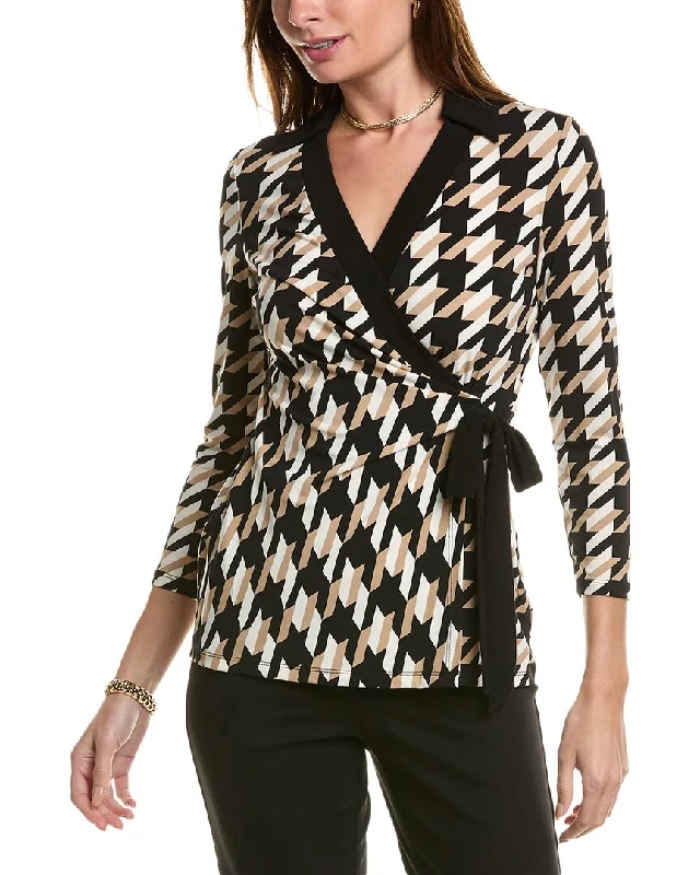 Limited Styles Anne Klein Banded Wrap Top