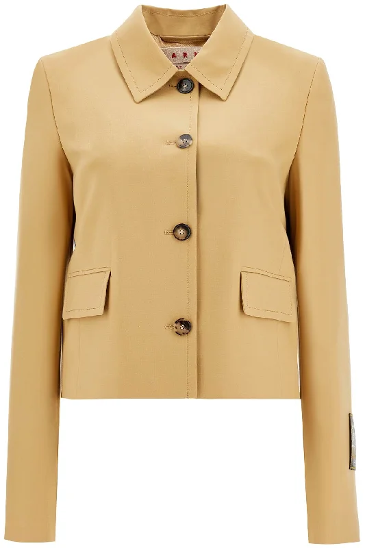 Versatile Wardrobe Essentials Marni Women's Short Wool Blend Jacket