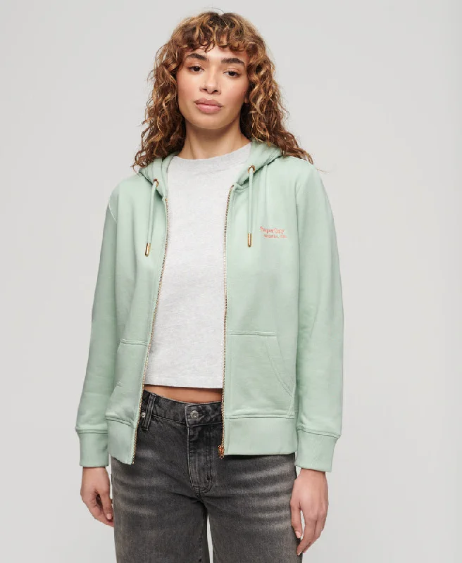 Trend Alert Essential Logo Ziphood Ub | Surf Spray Green