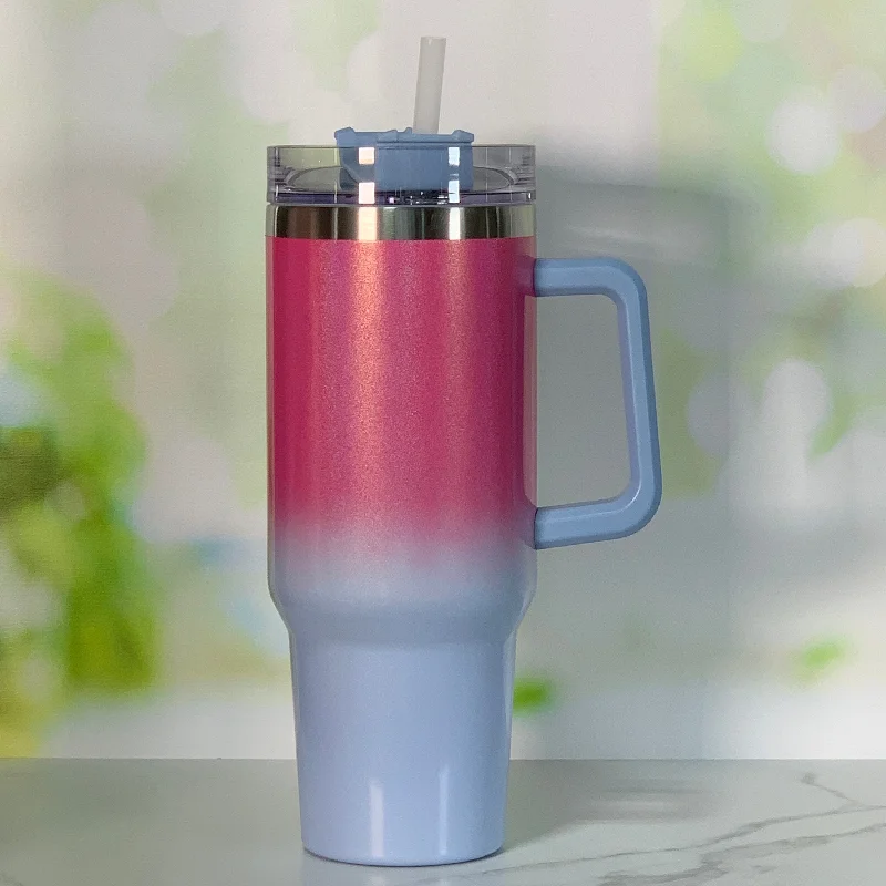 Ombre Periwinkle Hot Pink