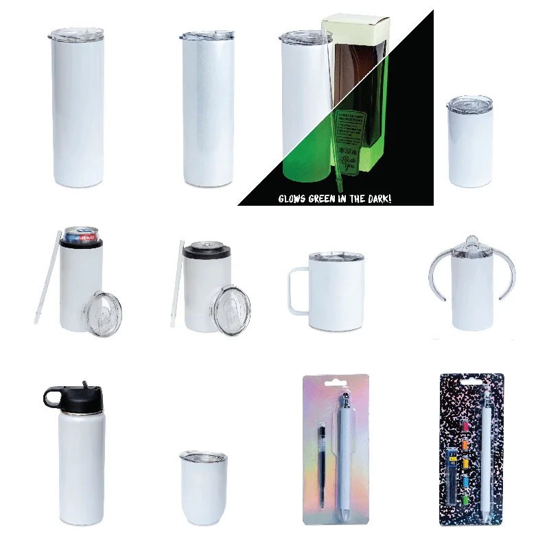 Drinkware Set Sale 12 Pack - Sublimation - Starter Pack