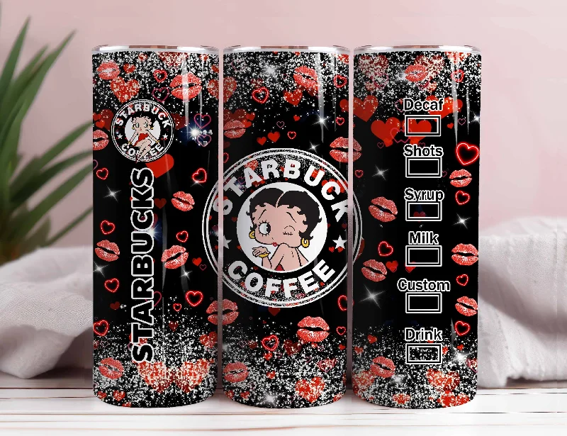 Decorative Drinkware Sale Betty Boop Starbuck Coffee Tumbler PNG, Bags Pattern Tumbler, Betty 20oz Skinny Tumbler Decorative Drinkware Sale Betty Boop Starbuck Coffee Tumbler PNG, Bags Pattern Tumbler, Betty 20oz Skinny Tumbler