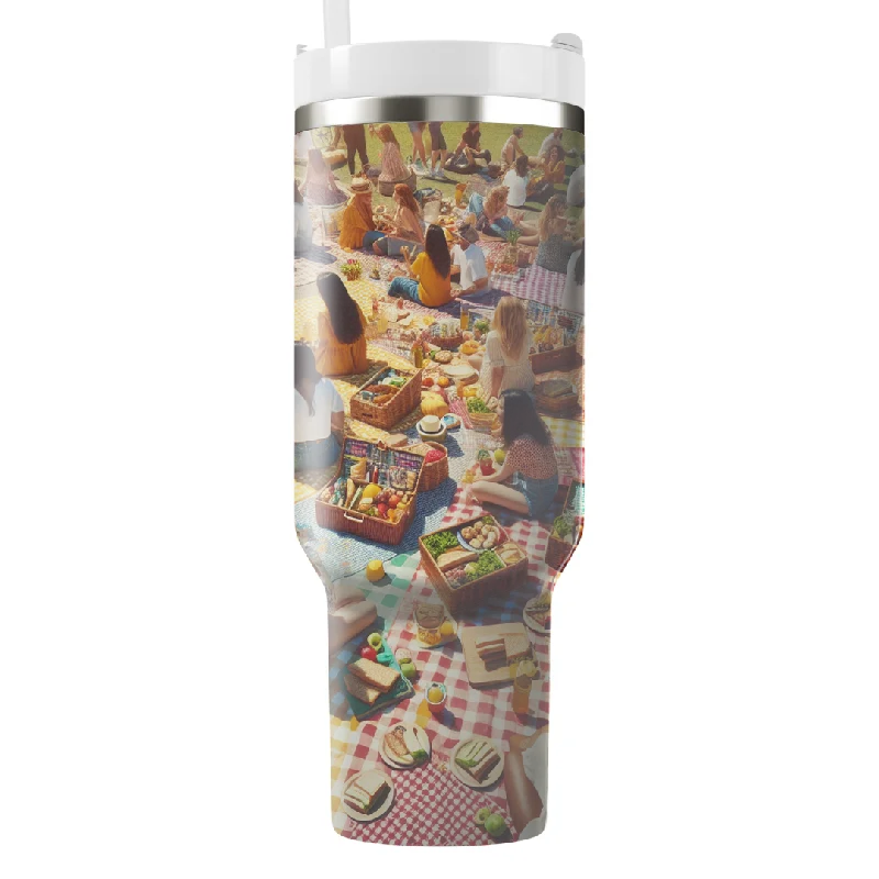 Low Price Special Summer Picnic Fun Tumbler With Handle