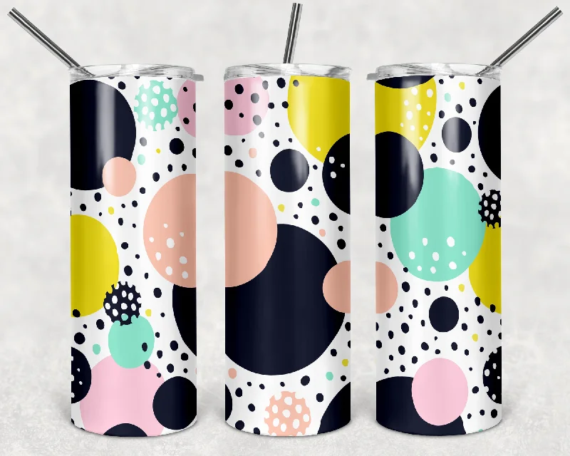 Sustainable Drinkware Discounts Multi Dots - Tumbler