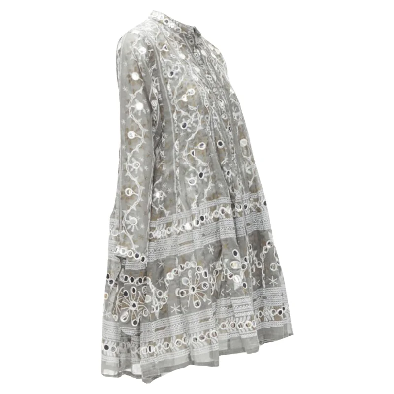 Vibrant Femme Fashion Juliet Dunn London silver pailette jacket