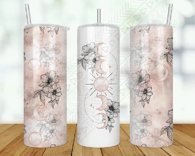 New Year Drinkware Offer Floral Moon Tumbler