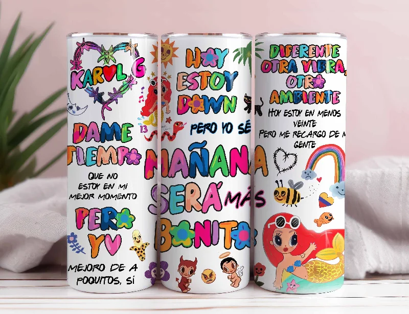 Sustainable Drinkware Karol New Album Cover Mañana Será Bonito 20oz Sublimation Tumbler Wrap, Manana Sera Bonito Tumbler Wrap PNG Sustainable Drinkware Karol New Album Cover Mañana Será Bonito 20oz Sublimation Tumbler Wrap, Manana Sera Bonito Tumbler Wrap PNG