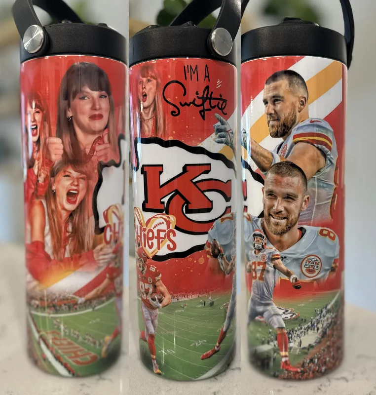 Hot Brand Discounts T Swift Kelce 20 oz Tumbler