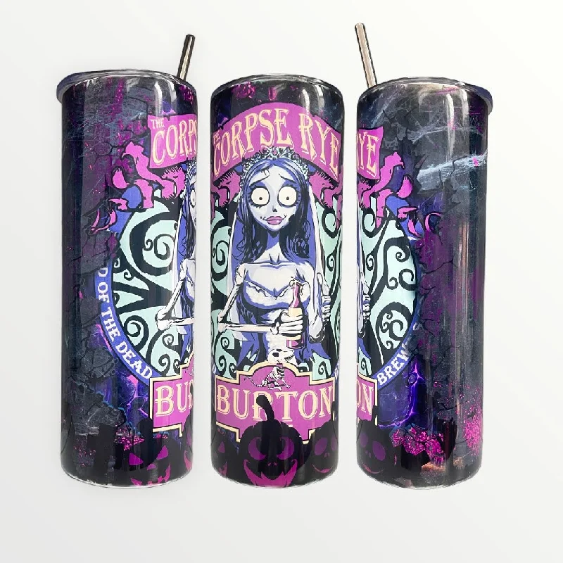 Vacuum-Insulated Bottles The Corpse Rye (Bride) 20/30oz Insulated Skinny Tumbler