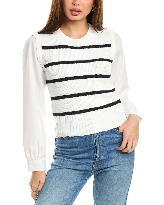 Wardrobe Refresh Nanette Nanette Lepore Twofer Sweater
