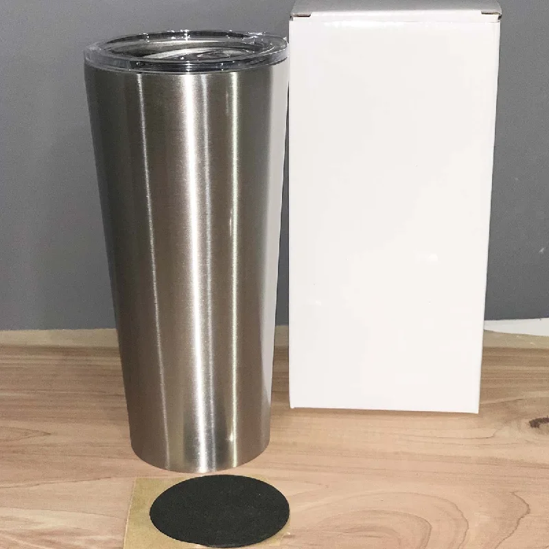 Holiday Drinkware Offers 24 oz Tapered Slim Stainless Steel Insulated Blank Tumblers with Leak Resistant Slide Lid Holiday Drinkware Offers 24 oz Tapered Slim Stainless Steel Insulated Blank Tumblers with Leak Resistant Slide Lid