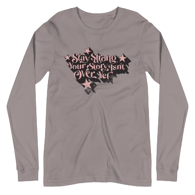 Casual Fashion Stay Strong Long Sleeve - Women's
