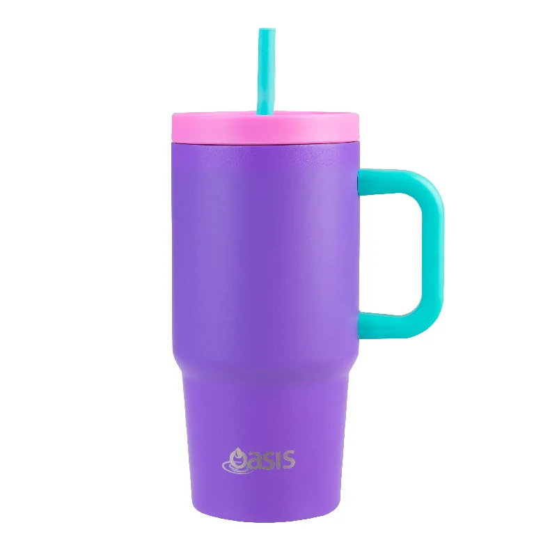 Special Offer Drinkware Oasis Insulated Junior Commuter Tumbler 700ml - Purple/Pink