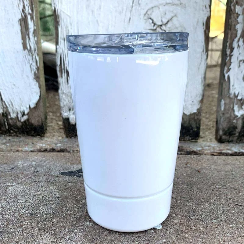 Decorative Drinkware 12 oz Sublimation White Travel Tumbler for Kids Insulated Stainless Steel + Slider Lid Decorative Drinkware 12 oz Sublimation White Travel Tumbler for Kids Insulated Stainless Steel + Slider Lid