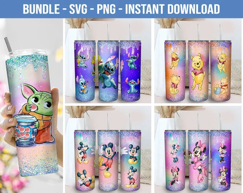 Tumbler Promotions Mickey Glitter Tumbler Wrap, 20oz Skinny Straight, Full Tumbler Wrap, Cartoon Characters, Tumbler Wrap, Glitter Tumbler, Bundle Png Tumbler Promotions Mickey Glitter Tumbler Wrap, 20oz Skinny Straight, Full Tumbler Wrap, Cartoon Characters, Tumbler Wrap, Glitter Tumbler, Bundle Png