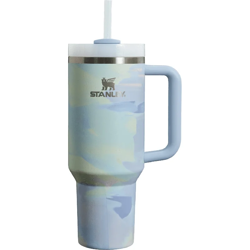 Drinkware Offers Stanley Quencher H2.0 Tumbler 40oz ( Cool Serene Brushstroke )