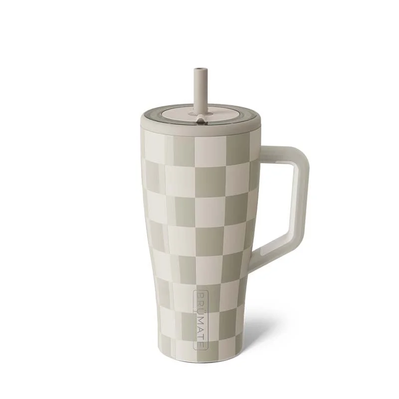 Special Drinkware Promotion 30oz Era Handled Tumbler in Tan Checker