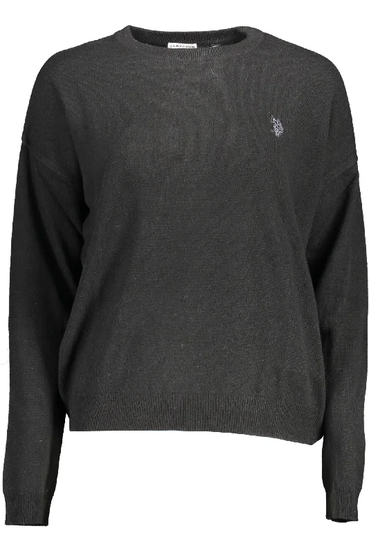 Classic Women's Fashion U.S. POLO ASSN. Elegant Long-Sleeved Wool Blend Women's Sweater
