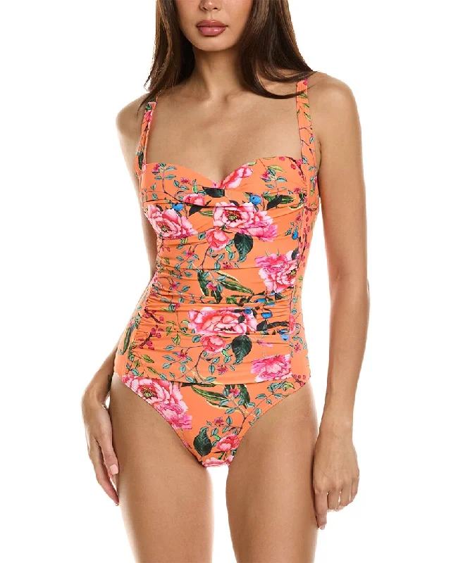 Hot Sale Nicole Miller Bandeau One-Piece