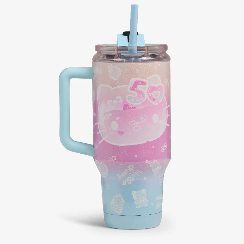 New Styles Just In Hello Kitty® 50th Anniversary 32 Oz Flip ‘n’ Sip Travel Mug