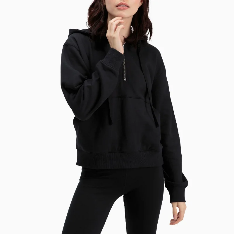 Cool Prices Half-Zip Fleece Hoodie (Black)