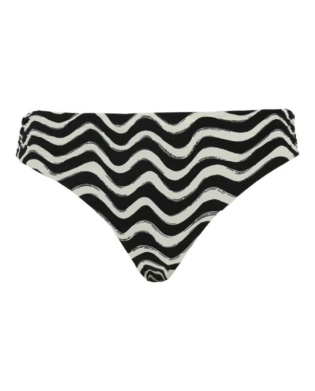 Mid Season Sale Wavy Print Bikini Bottoms
