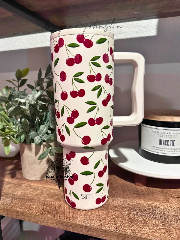 Latest Fashion Cherries wrapped tumbler
