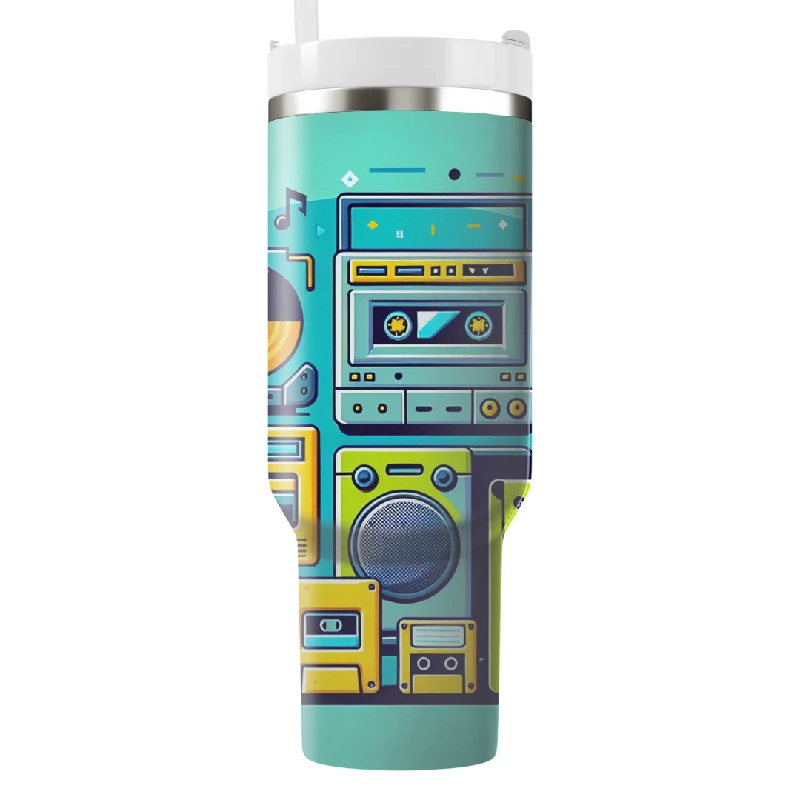 Eco-Friendly Drinkware Promotions Retro Tech Revolution Tumbler With Handle