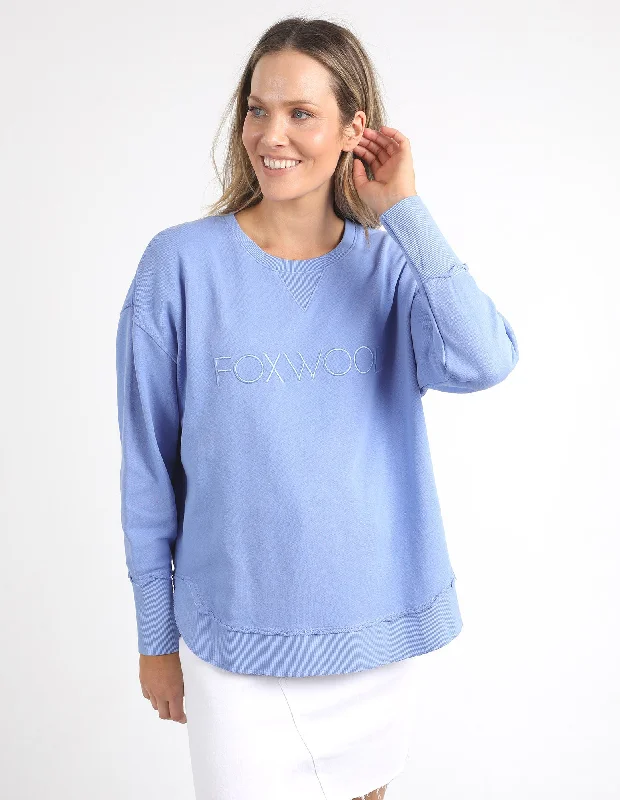Modern Romance Foxwood Neon Simplified Crew Neon Blue