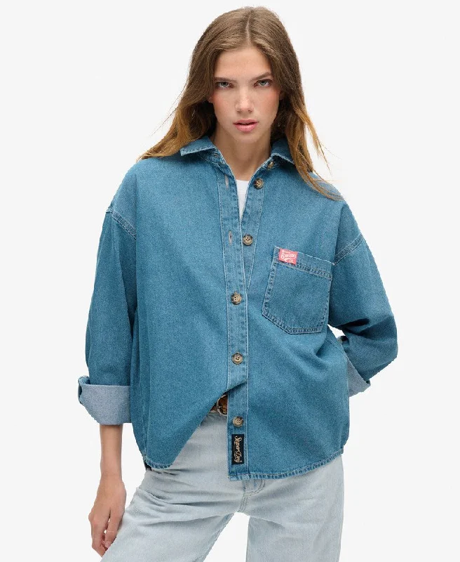 Big Savings Denim Overshirt | Vintage Blue Wash