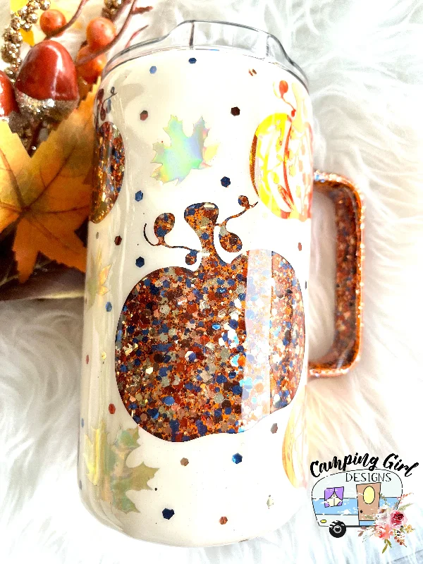 Drinkware Deals READY TO SHIP Peek-a-Boo Pumpkin Fall 20oz mug tumbler