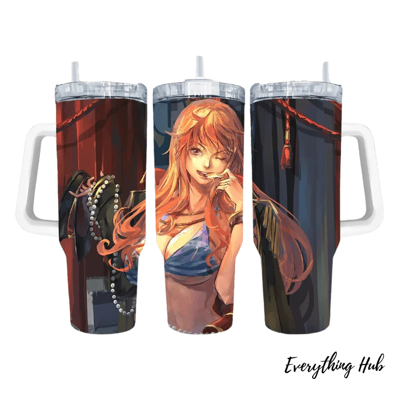 Imited-Time Drinkware Sale One Piece Nami 40oz Tumbler