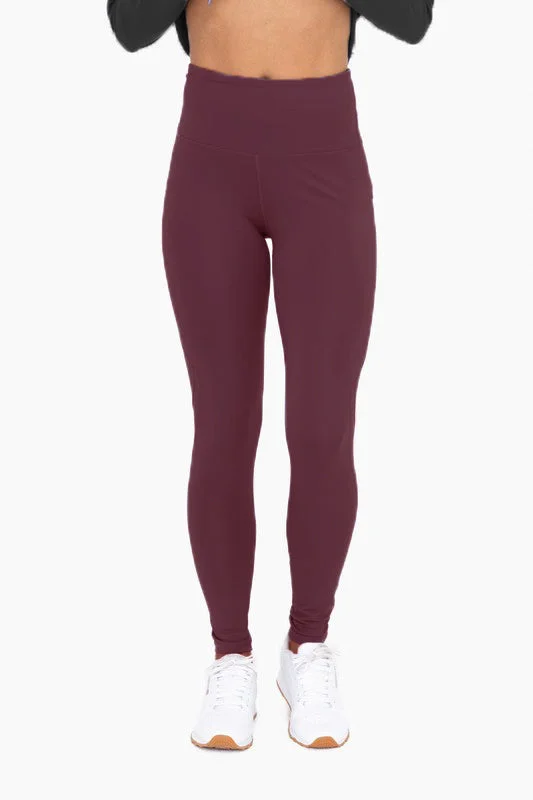 Flash Sale Fever Burgundy Mono B Essential Leggings