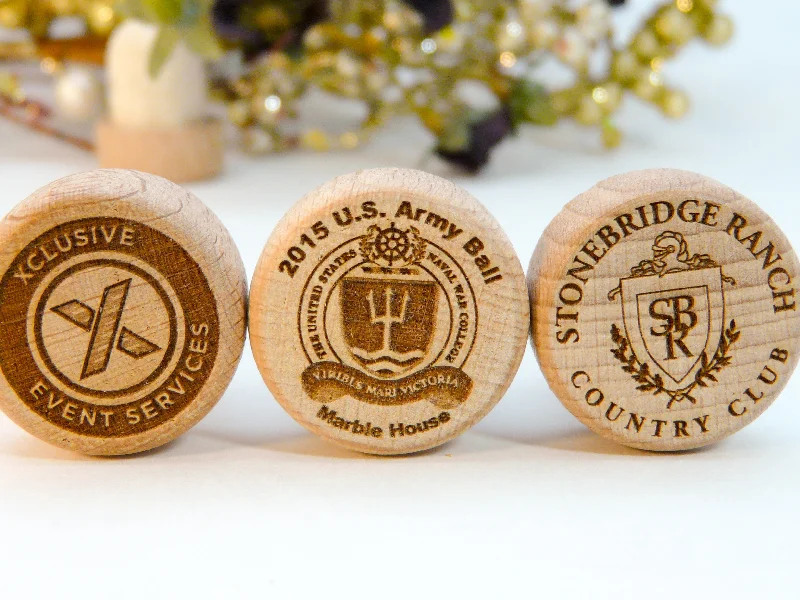 Drinkware Markdowns Logo Wine Stopper - Branding & Event Giveaway Idea