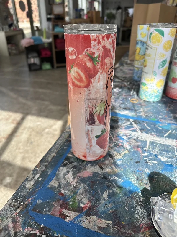 Hot Trends Strawberry Wine Tumbler