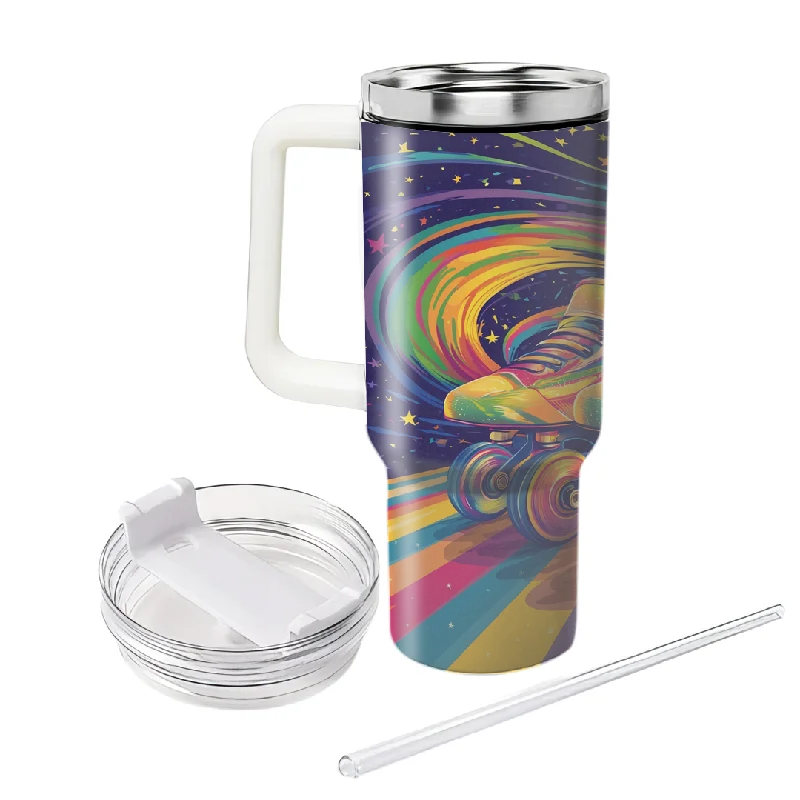 Tumblers Offer Roller Rink Remix Tumbler With Handle