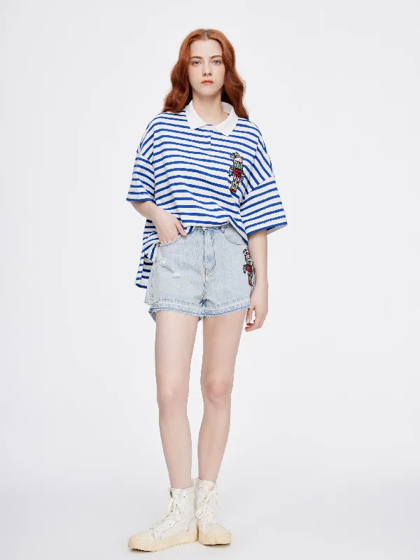 Timeless Elegance Redefined Mr. Robot Denim Shorts